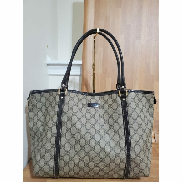 GUCCI GG Plus Monogram Medium Joy Tote Brown